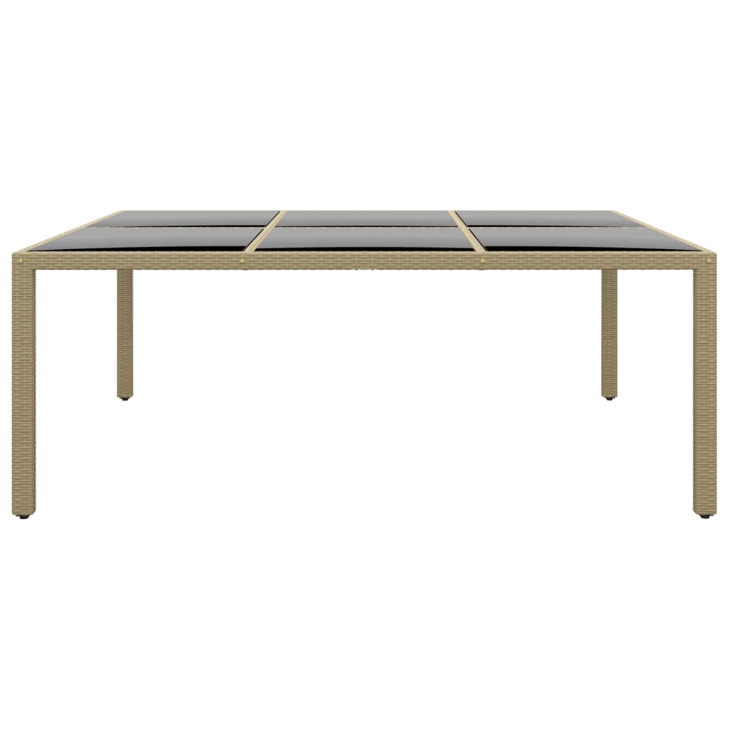 vidaXL Σετ Τραπεζαρίας Κήπου 11 Τεμαχίων Μπεζ από Συνθετικό Ρατάν