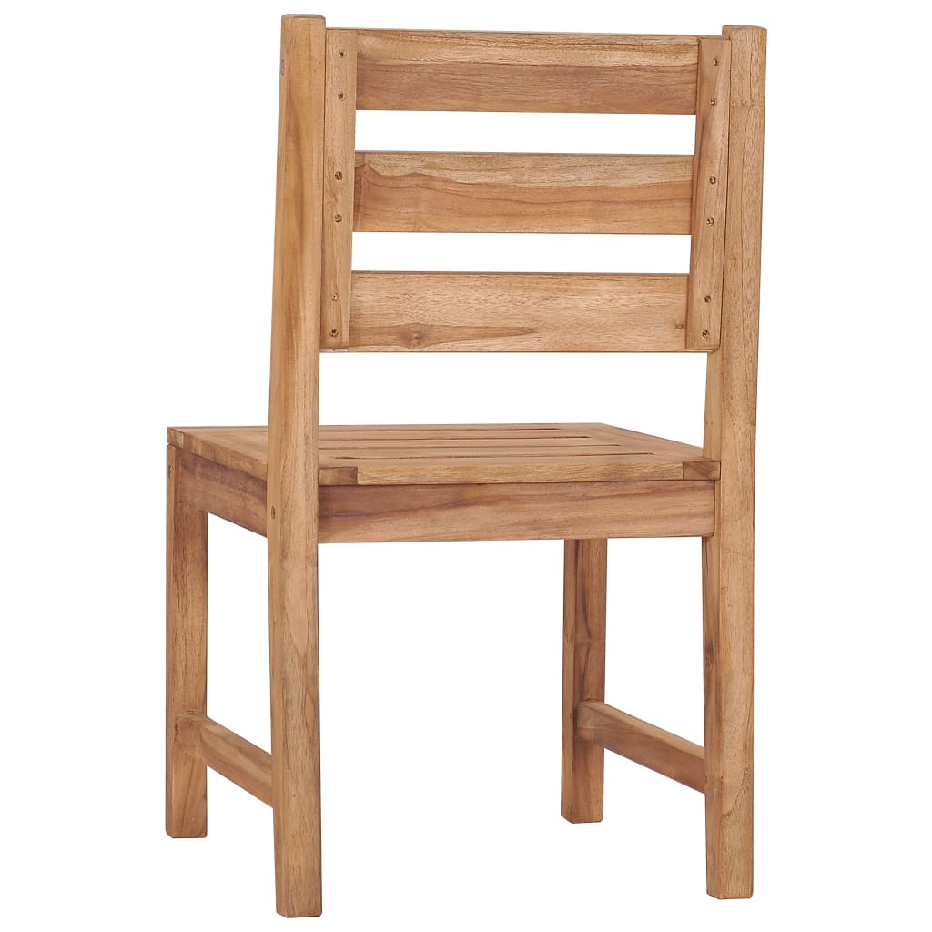 vidaXL Καρέκλες Κήπου 2 τεμ. από Μασίφ Ξύλο Teak
