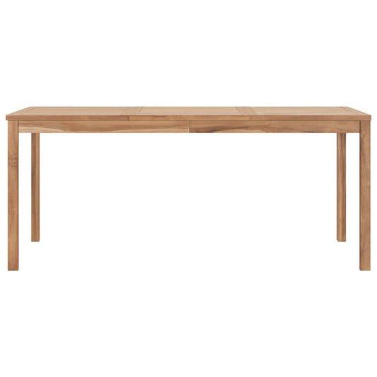 vidaXL Τραπεζαρία Κήπου 180 x 90 x 77 εκ. από Μασίφ Ξύλο Teak