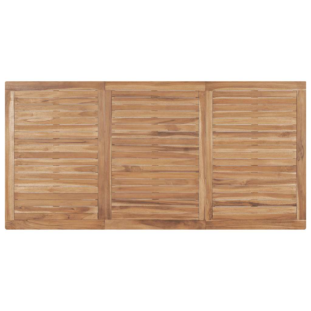 vidaXL Τραπεζαρία Κήπου 180 x 90 x 77 εκ. από Μασίφ Ξύλο Teak