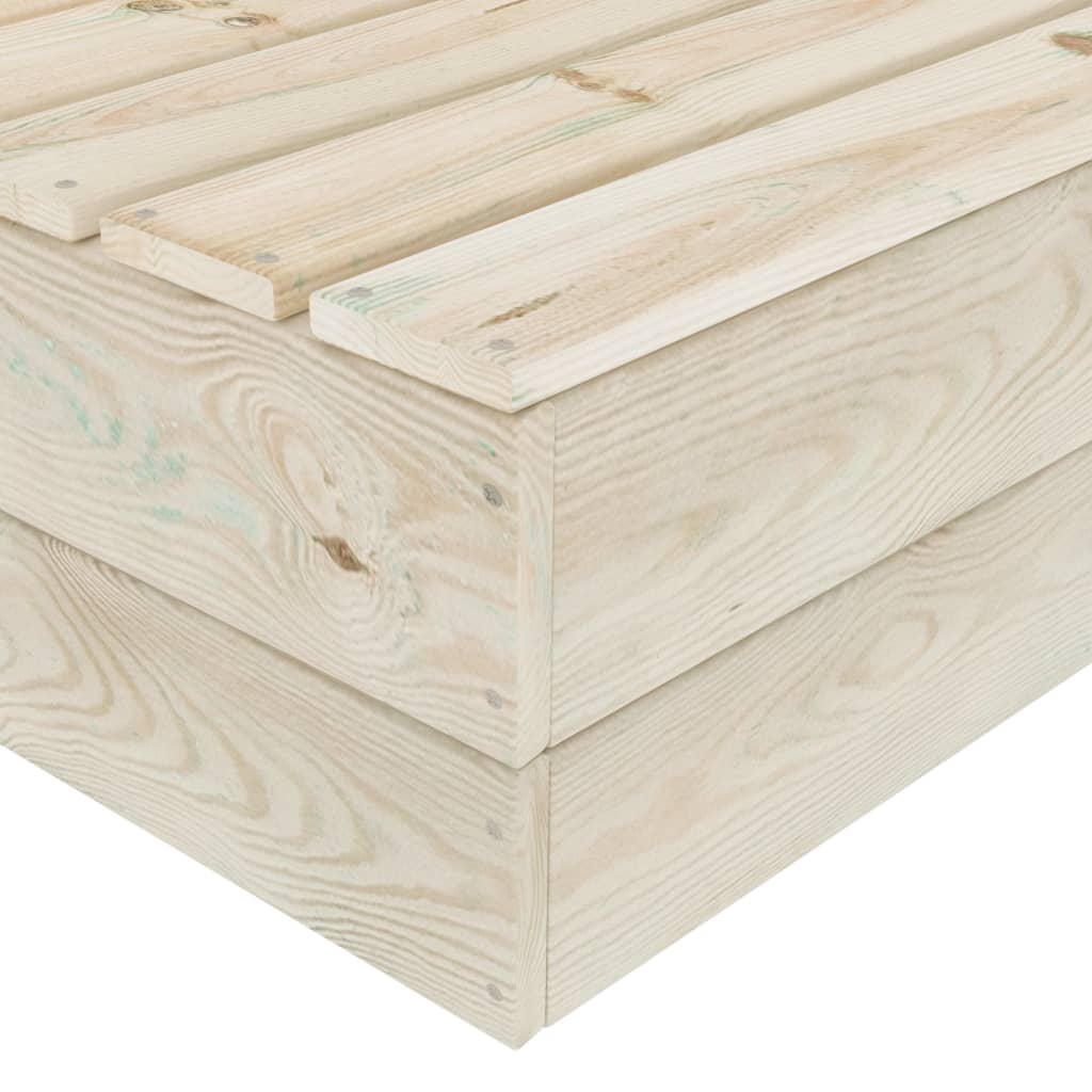 vidaXL Τραπέζια Κήπου 2 τεμ. 60x60x30 εκ. Εμποτισμένο Ξύλο Ερυθρελάτης
