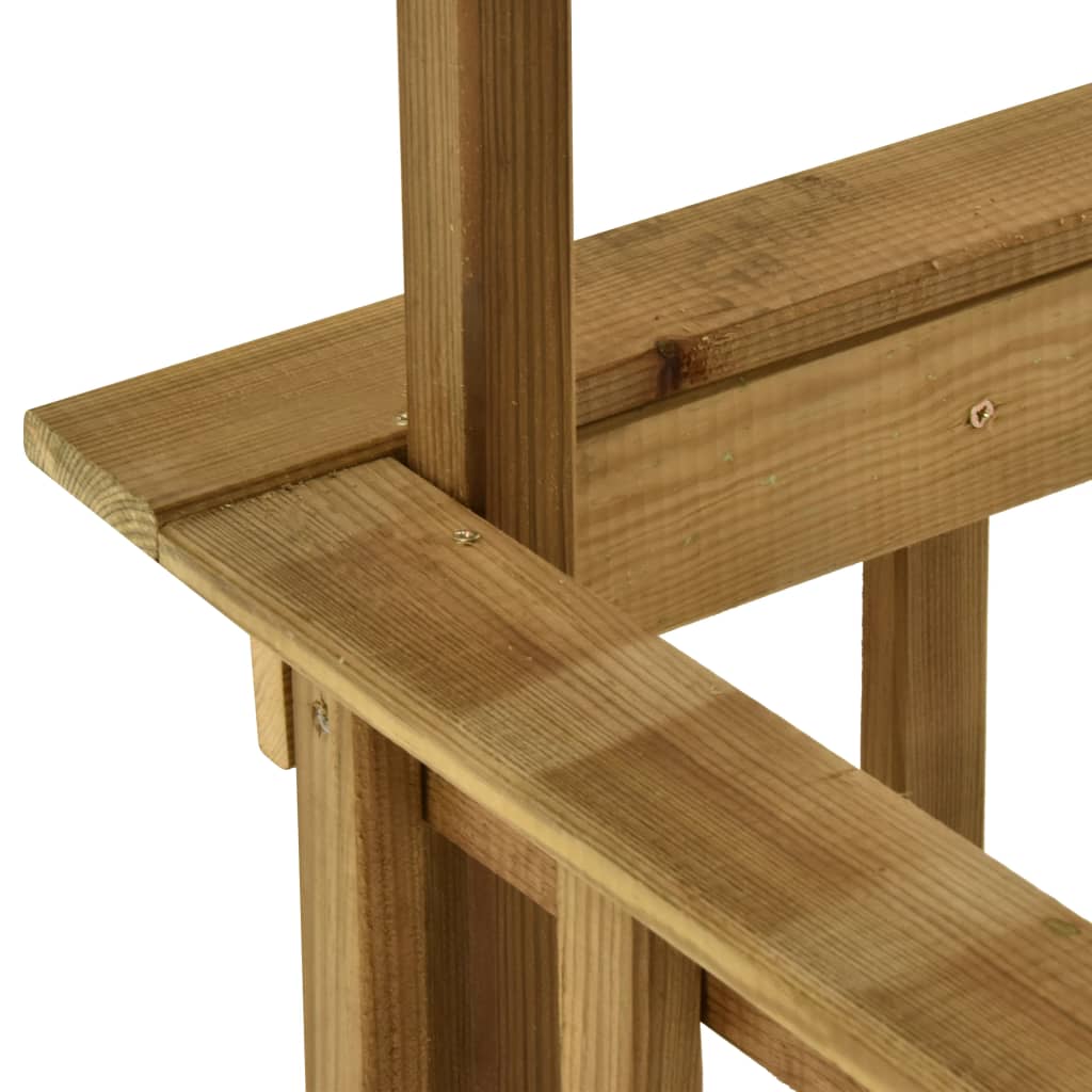 vidaXL Σκεπή Μπάρμπεκιου 163,5x93x210 εκ. από Εμποτισμένο Ξύλο Πεύκου