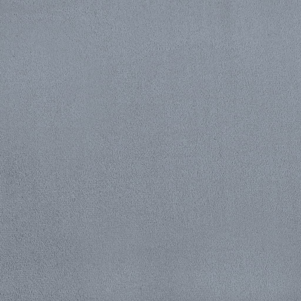 vidaXL Καρέκλες Τραπεζαρίας 4 τεμ. Ανοιχτό Γκρι Βελούδινες