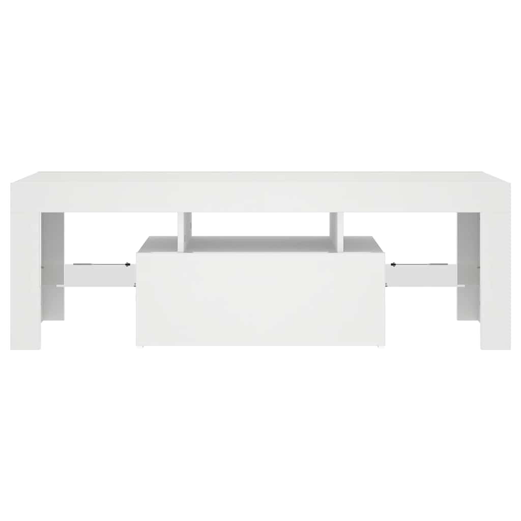 vidaXL Έπιπλο Τηλεόρασης με LED Λευκό 120x30x40 εκ.