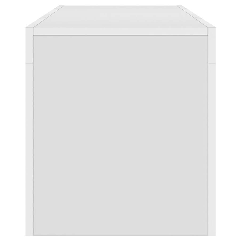 vidaXL Έπιπλο Τηλεόρασης με LED Λευκό 120x30x40 εκ.