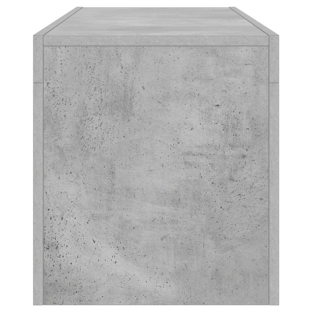 vidaXL Έπιπλο Τηλεόρασης με LED Γκρι Σκυροδέματος 120 x 35 x 40 εκ.