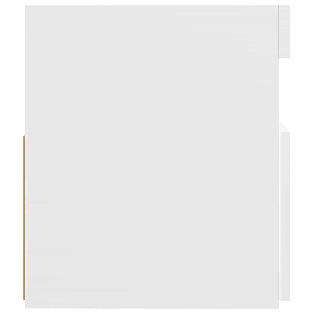 vidaXL Έπιπλο Τηλεόρασης με LED Καφέ Λευκό 120x30x50 εκ.