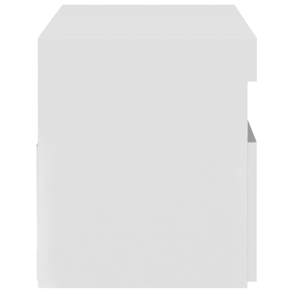 vidaXL Έπιπλο Τηλεόρασης με LED Λευκό 75 x 35 x 40 εκ.