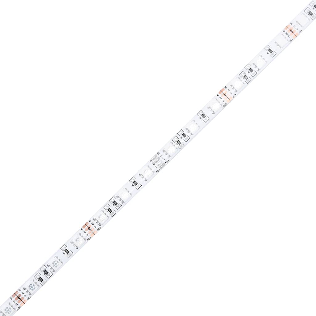 vidaXL Έπιπλο Τηλεόρασης με LED Γυαλιστερό Λευκό 75 x 35 x 40 εκ.