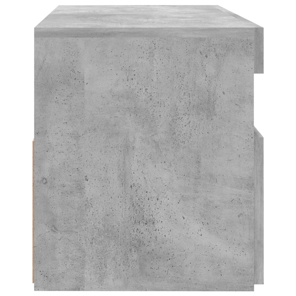 vidaXL Έπιπλο Τηλεόρασης με LED Γκρι Σκυροδέματος 60 x 35 x 40 εκ.