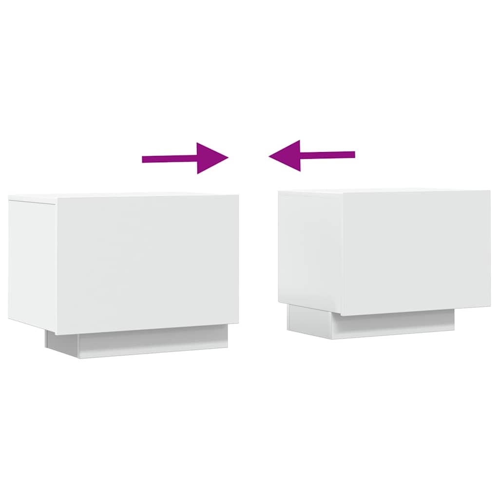 vidaXL Έπιπλο Τηλεόρασης Λευκό 100 x 35 x 40 εκ. Επεξ. Ξύλο