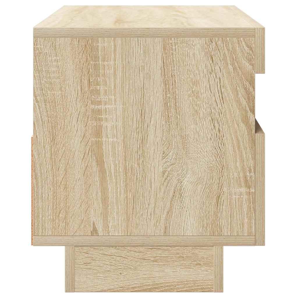 vidaXL Έπιπλο Τηλεόρασης με LED Sonoma Δρυς 80 x 35 x 40 εκ.