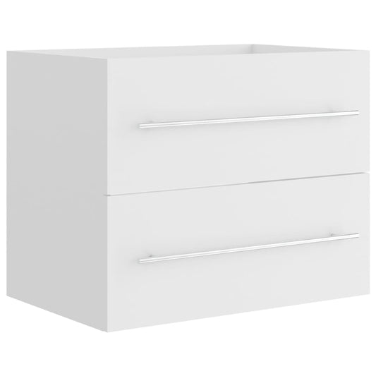 vidaXL Ντουλάπι Νιπτήρα Λευκό 60 x 38,5 x 48 εκ. από Επεξ. Ξύλο