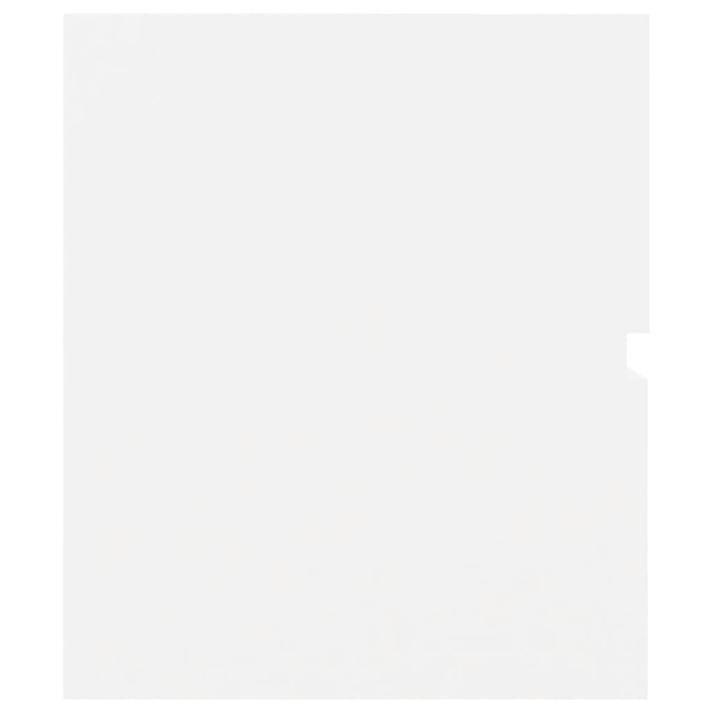 vidaXL Ντουλάπι Νιπτήρα Λευκό 60x38,5x45 εκ. από Επεξεργασμένο Ξύλο