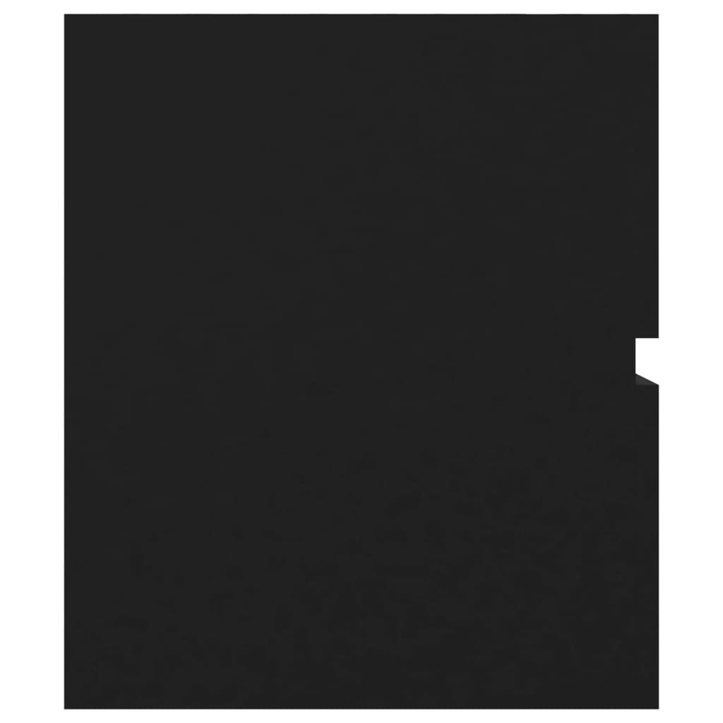 vidaXL Ντουλάπι Νιπτήρα Μαύρο 90 x 38,5 x 45 εκ. από Επεξ. Ξύλο