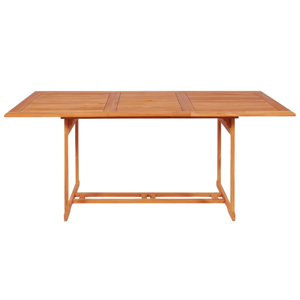 vidaXL Σετ Τραπεζαρίας Κήπου 7 Τεμαχίων από Μασίφ Ξύλο Teak