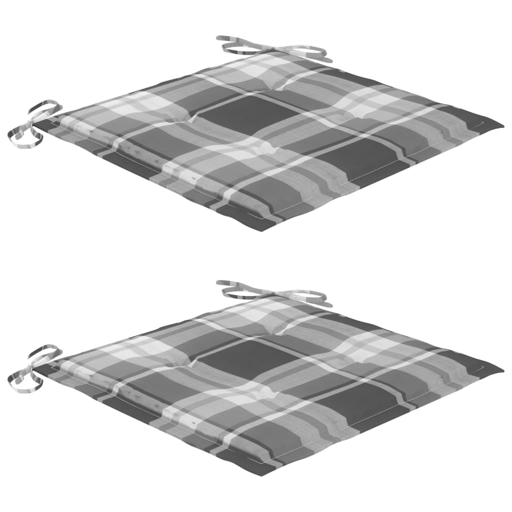 vidaXL Καρέκλες Κήπου 2 τεμ. από Μασίφ Ξύλο Ακακίας με Μαξιλάρια