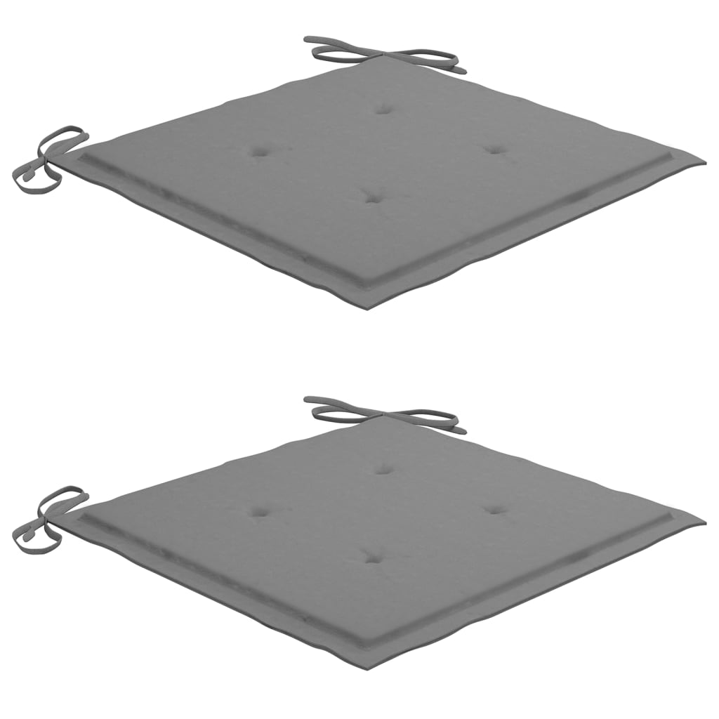 vidaXL Καρέκλες Κήπου Με Τραπέζι και Μαξιλάρια από Μασίφ Ξύλο Ακακίας