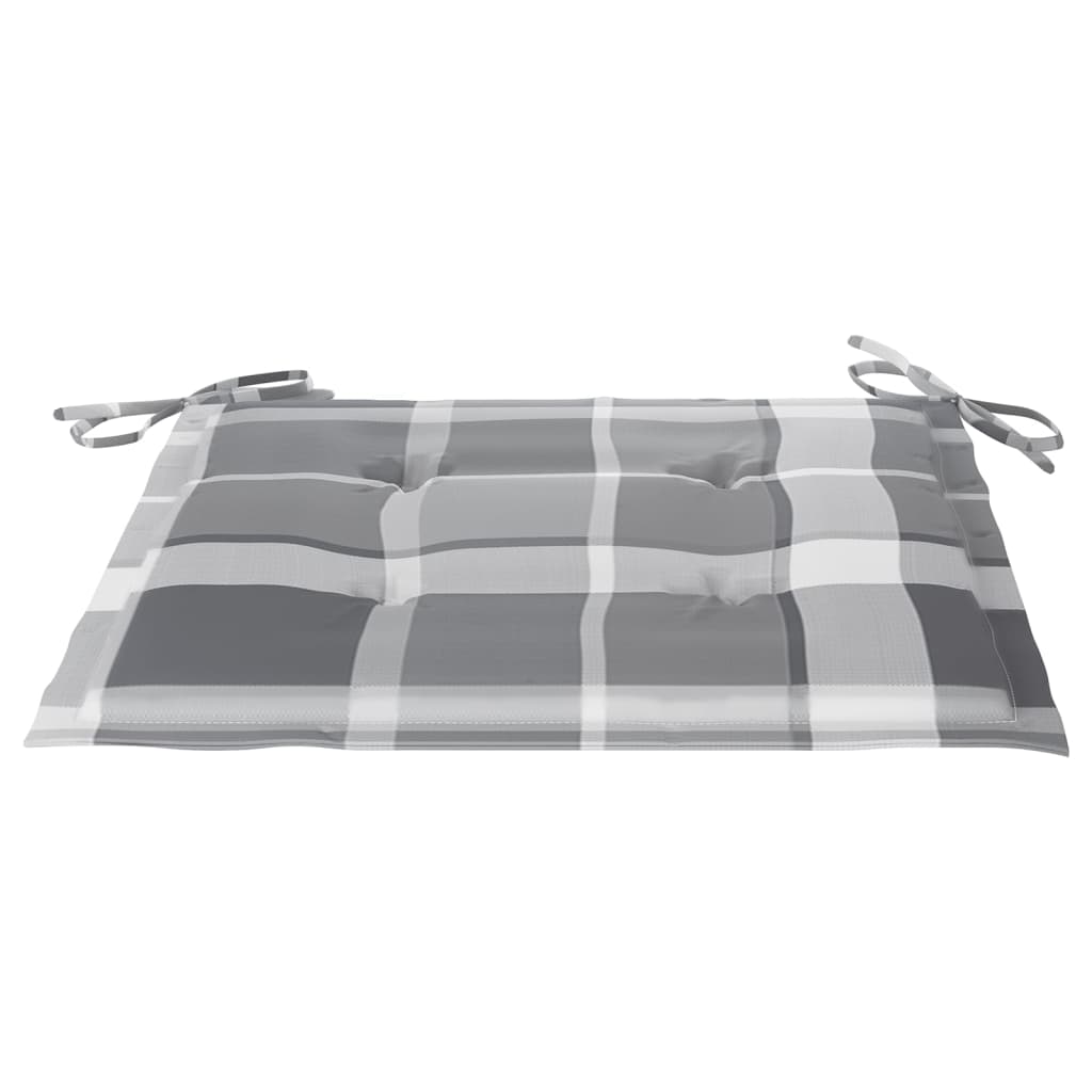 vidaXL Καρέκλες Κήπου Με Τραπέζι και Μαξιλάρια από Μασίφ Ξύλο Ακακίας