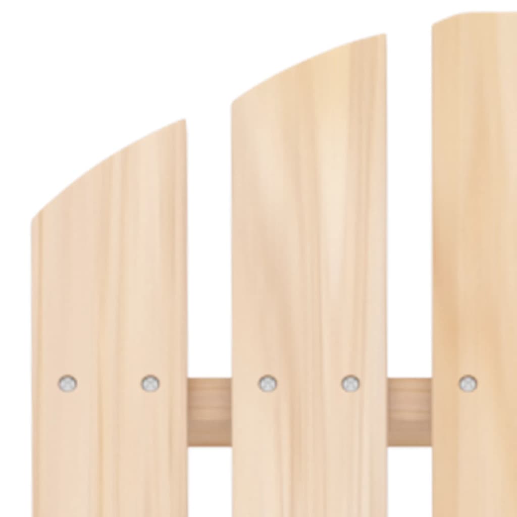 vidaXL Καρέκλα Κήπου Adirondack με Τραπέζι από Μασίφ Ξύλο Ελάτης