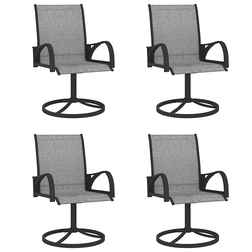 vidaXL Σετ Τραπεζαρίας Κήπου 5 τεμ. από Textilene / Ατσάλι