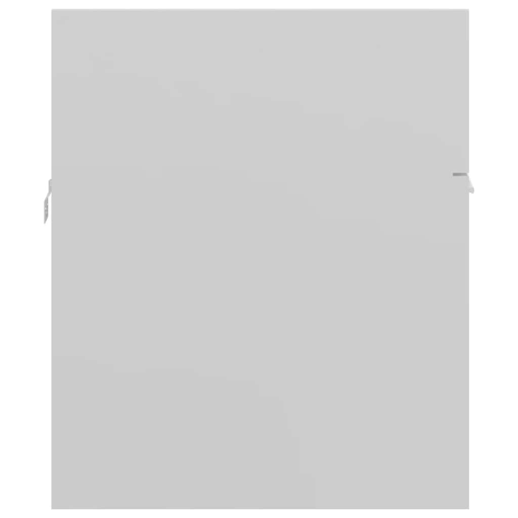 vidaXL Σετ Επίπλων Μπάνιου 2 Tεμαχίων Γυαλιστερό Λευκό από Επεξ. Ξύλο