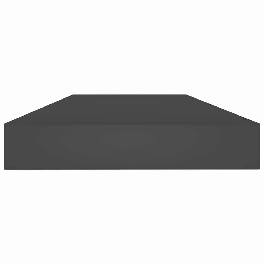 vidaXL Ράφια Βιβλιοθήκης 8 τεμ. Γκρι 80x10x1,5 εκ. από Μοριοσανίδα