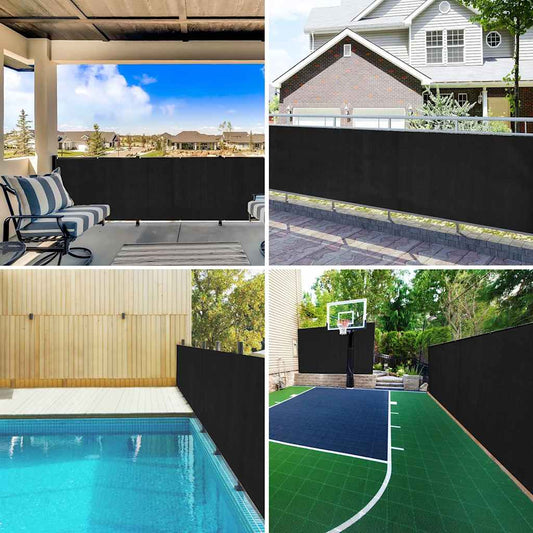 vidaXL Δίχτυ Σκίασης Μαύρο 1,5 x 10 μ. από HDPE 75 γρ./μ²