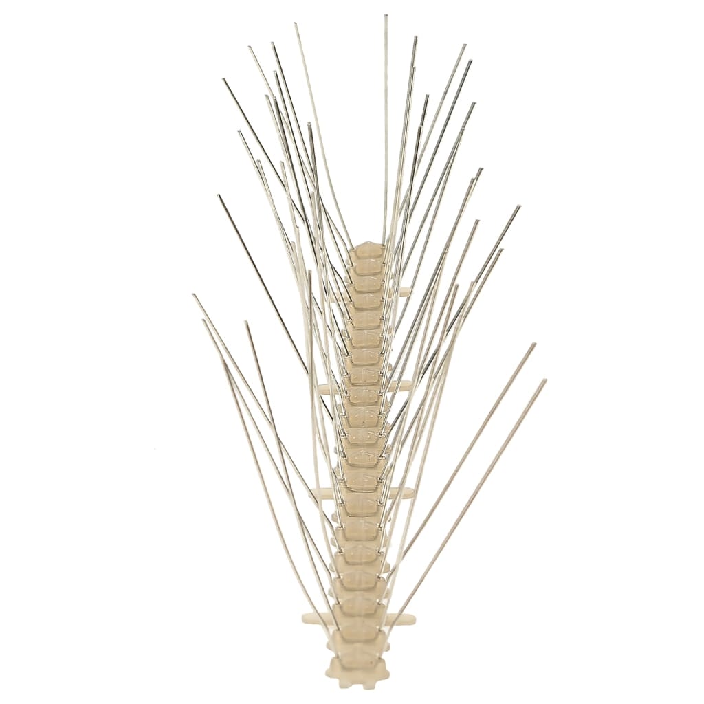 vidaXL Απωθητικές Ακίδες Περιστεριών 4 Σειρών Σετ των 20 10 μ Πλαστικ.