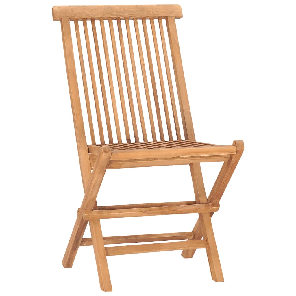 vidaXL Σετ Τραπεζαρίας Εξ. Χώρου Πτυσσόμενο 3 Τεμ. από Μασίφ Ξύλο Teak