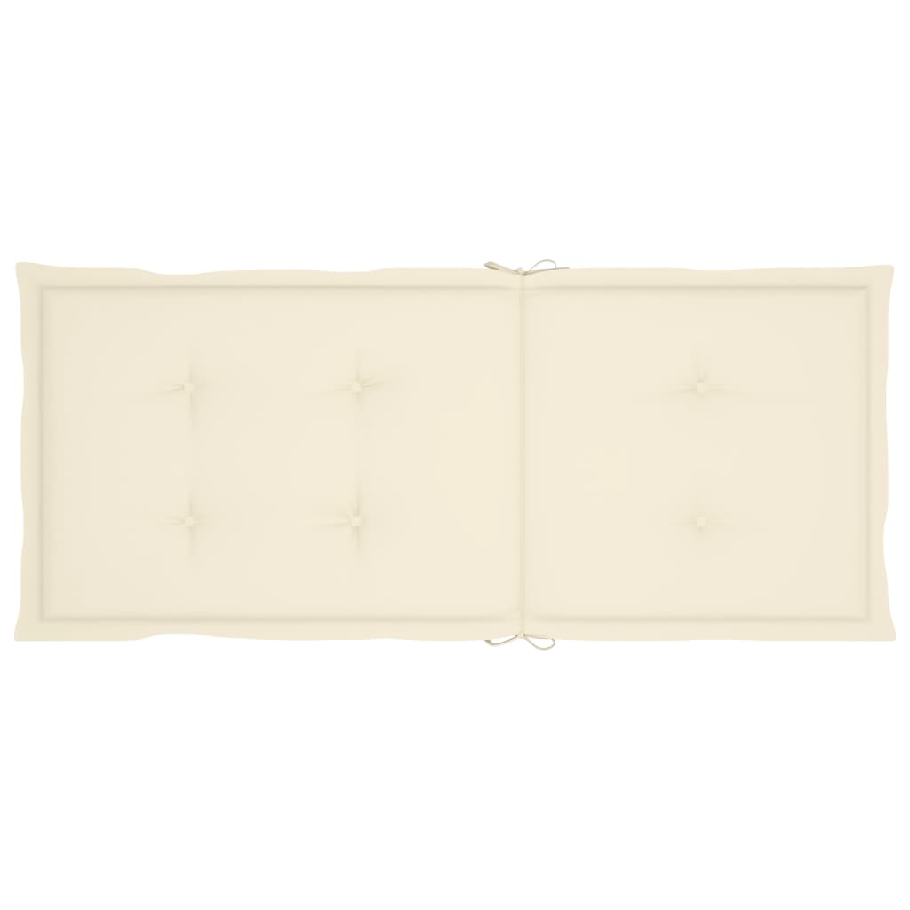 vidaXL Καρέκλες Κήπου Πτυσσόμενες 3 τεμ. από Ξύλο Ακακίας με Μαξιλάρια