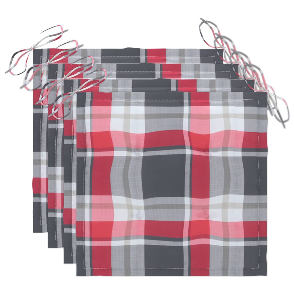 vidaXL Καρέκλες Τραπεζαρίας Εξ. Χώρου 3 τεμ. Ξύλο Ακακίας με Μαξιλάρια