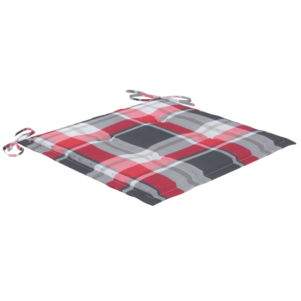 vidaXL Καρέκλες Τραπεζαρίας Εξ. Χώρου 3 τεμ. Ξύλο Ακακίας με Μαξιλάρια