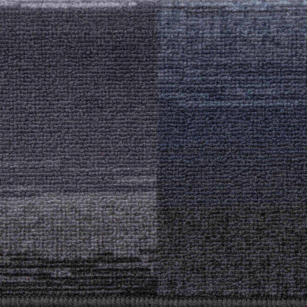 vidaXL Πατάκια Σκάλας Αυτοκόλλητα 15 τεμ. Μαύρα / Γκρι 65x21x4 εκ.