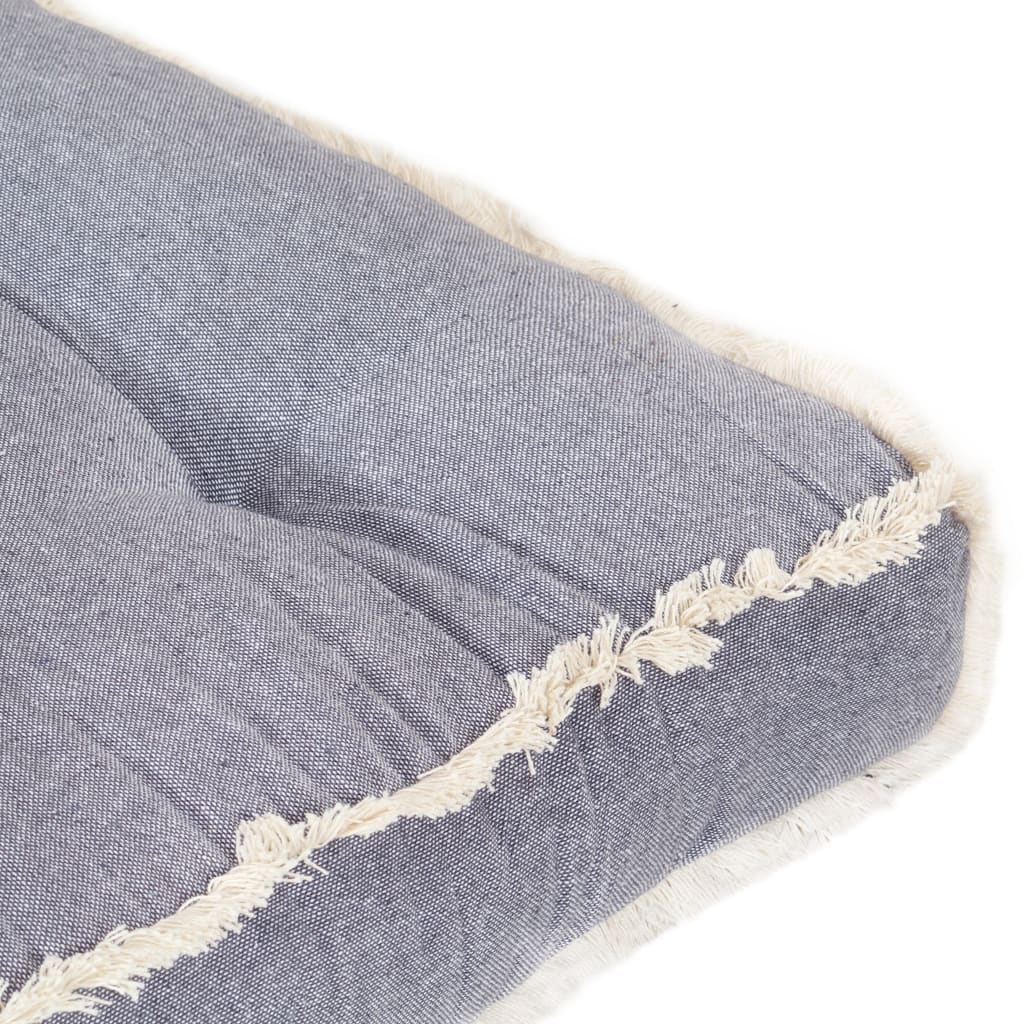 vidaXL Μαξιλάρι Καναπέ Παλέτας Ανθρακί 120 x 80 x 10 εκ.