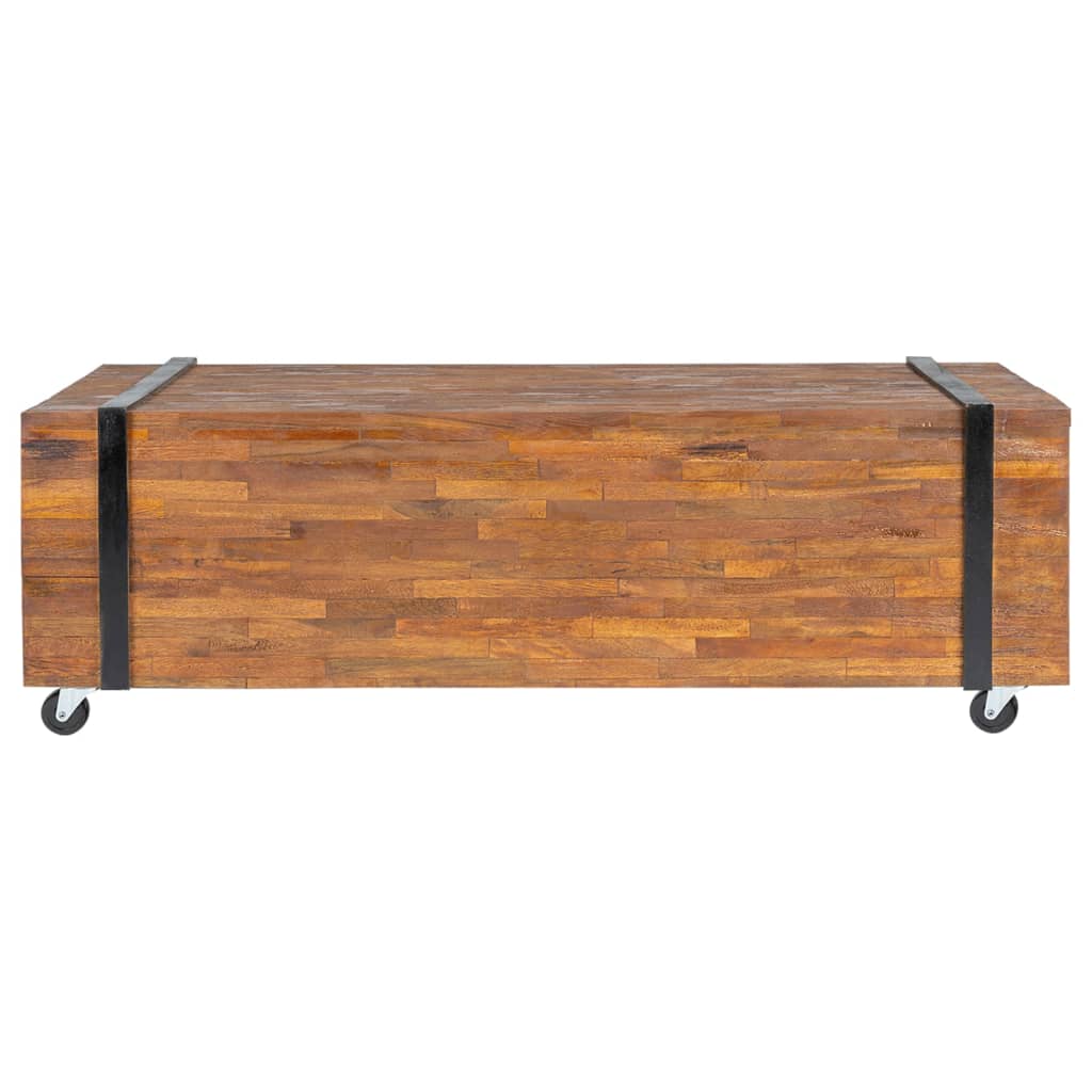 vidaXL Τραπεζάκι Σαλονιού 110 x 45 x 38 εκ. από Μασίφ Ξύλο Teak
