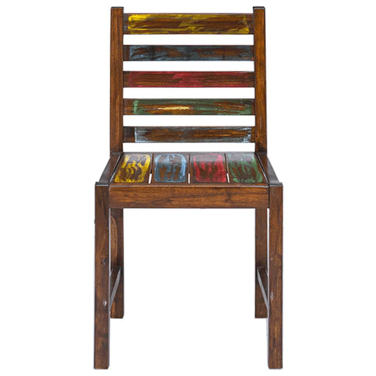 vidaXL Καρέκλες Τραπεζαρίας 2 τεμ. από Μασίφ Ανακυκλωμένο Ξύλο