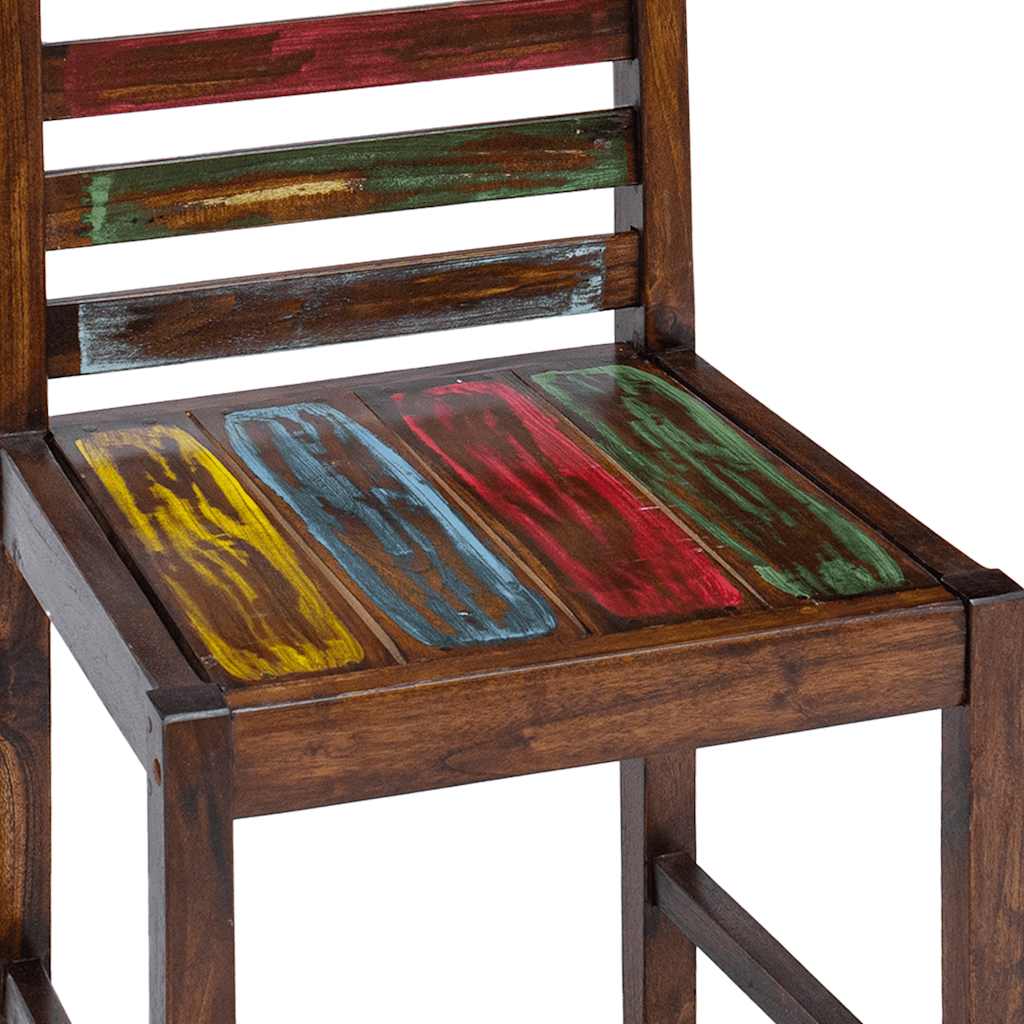 vidaXL Καρέκλες Τραπεζαρίας 2 τεμ. από Μασίφ Ανακυκλωμένο Ξύλο