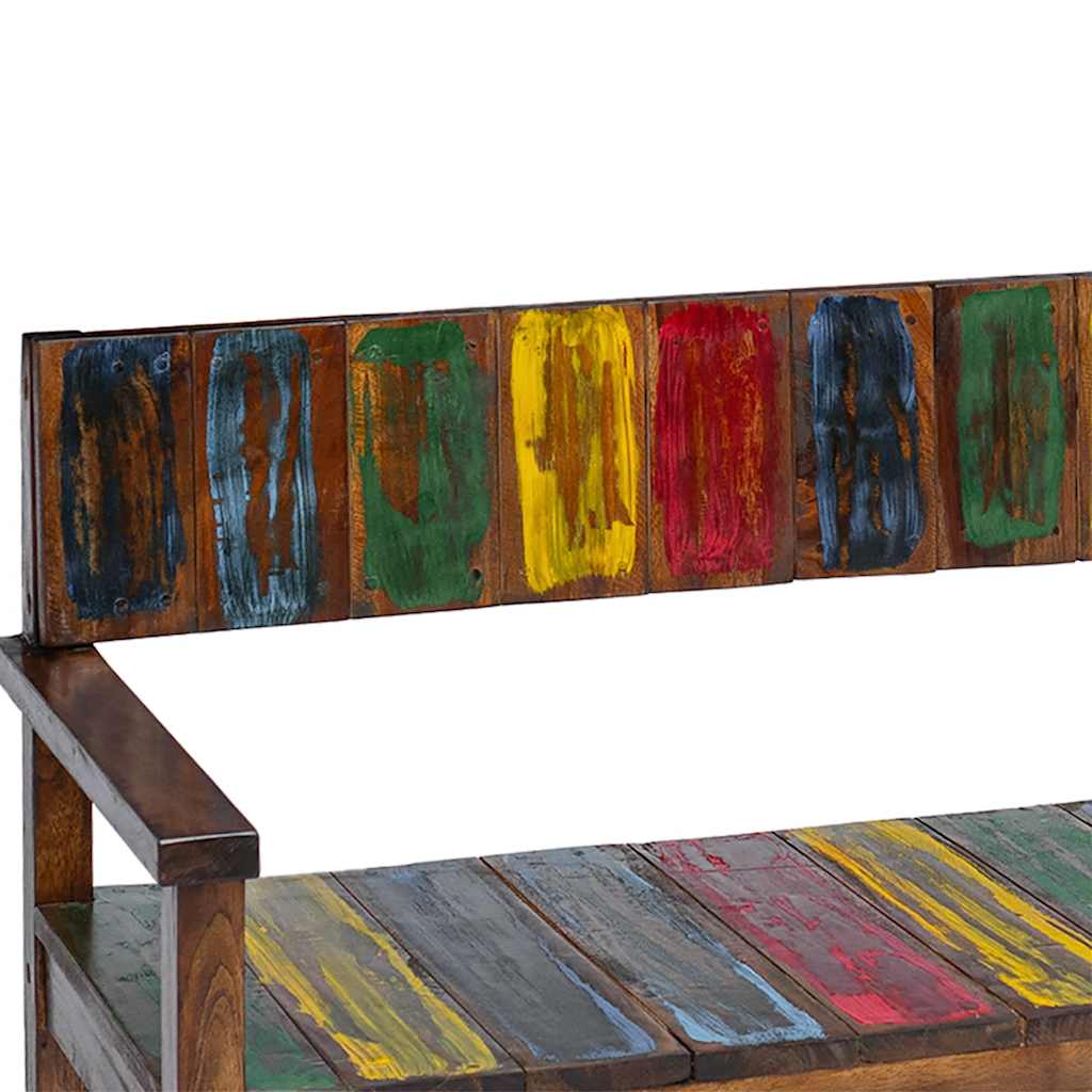 vidaXL Καρέκλες Τραπεζαρίας 4 Τεμαχίων από Μασίφ Ανακυκλωμένο Ξύλο