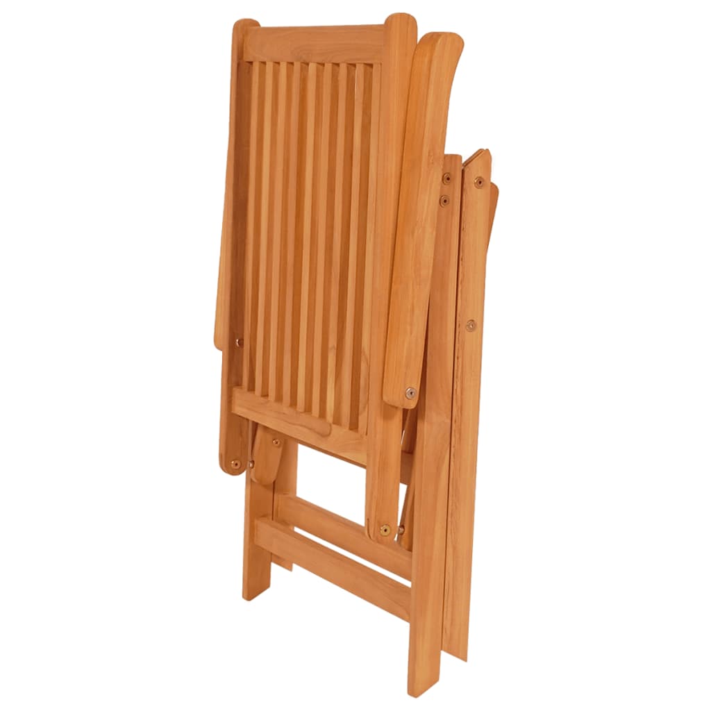 vidaXL Καρέκλες Κήπου 4 τεμ. από Μασίφ Ξύλο Teak με Taupe Μαξιλάρια