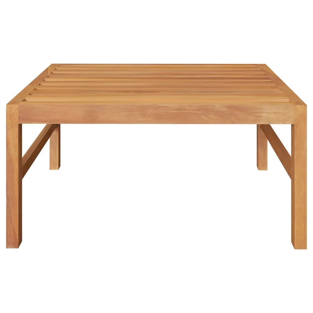 vidaXL Σαλόνι Κήπου Σετ 3 Τεμαχίων Ξύλο Teak με Σκούρα Γκρι Μαξιλάρια