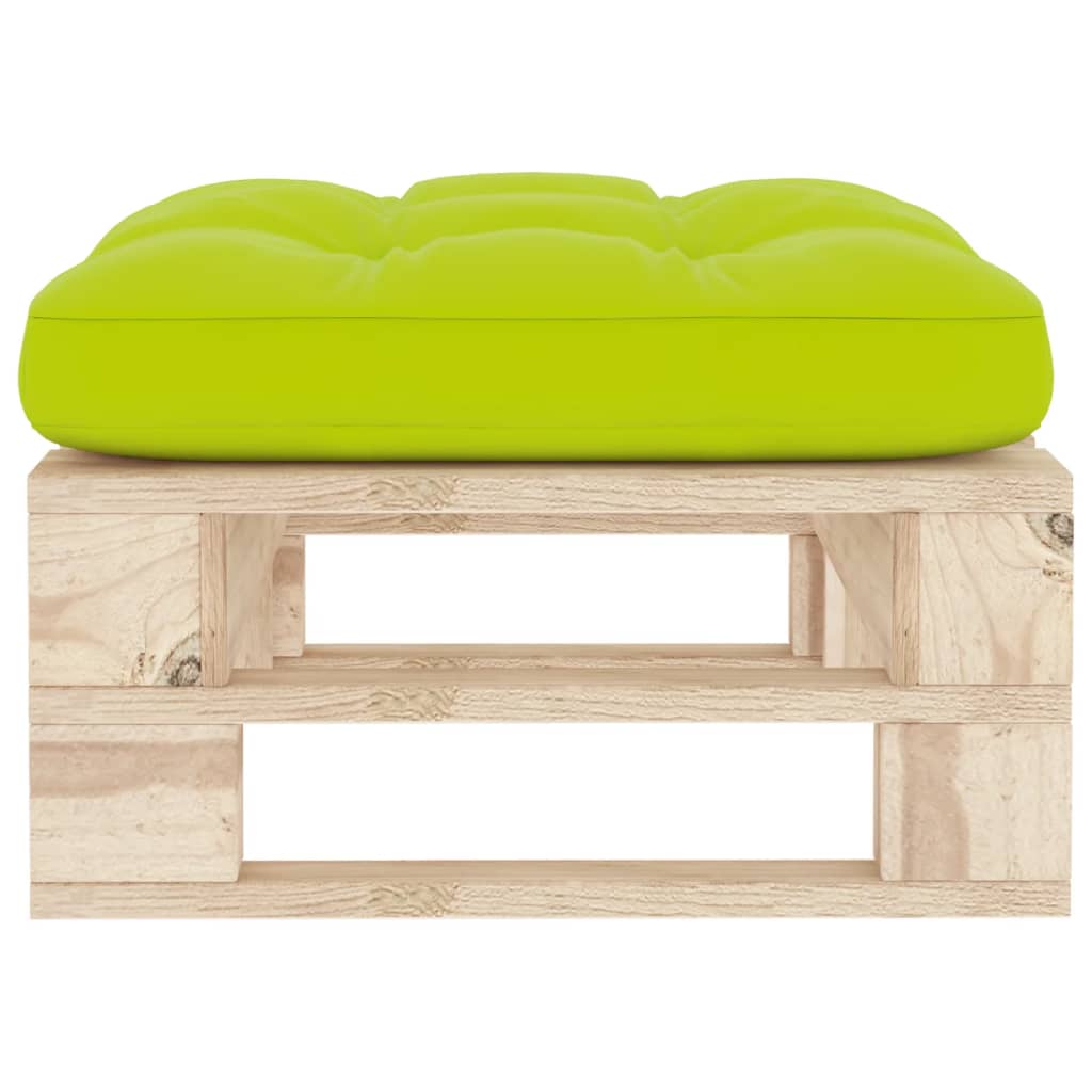 vidaXL Καθιστικό Κήπου Ottoman Εμποτισμένο Ξύλο Πεύκου