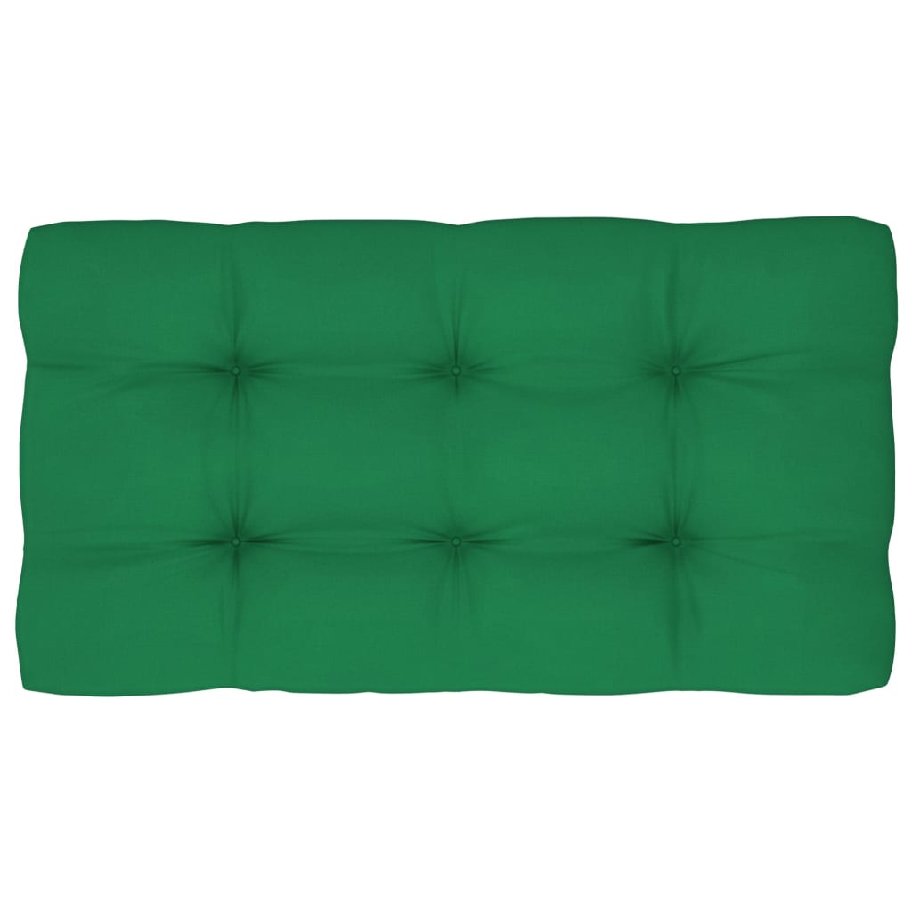 vidaXL Καναπές Κήπου Μεσαίος από Παλέτες Γκρι Ξύλο Πεύκου