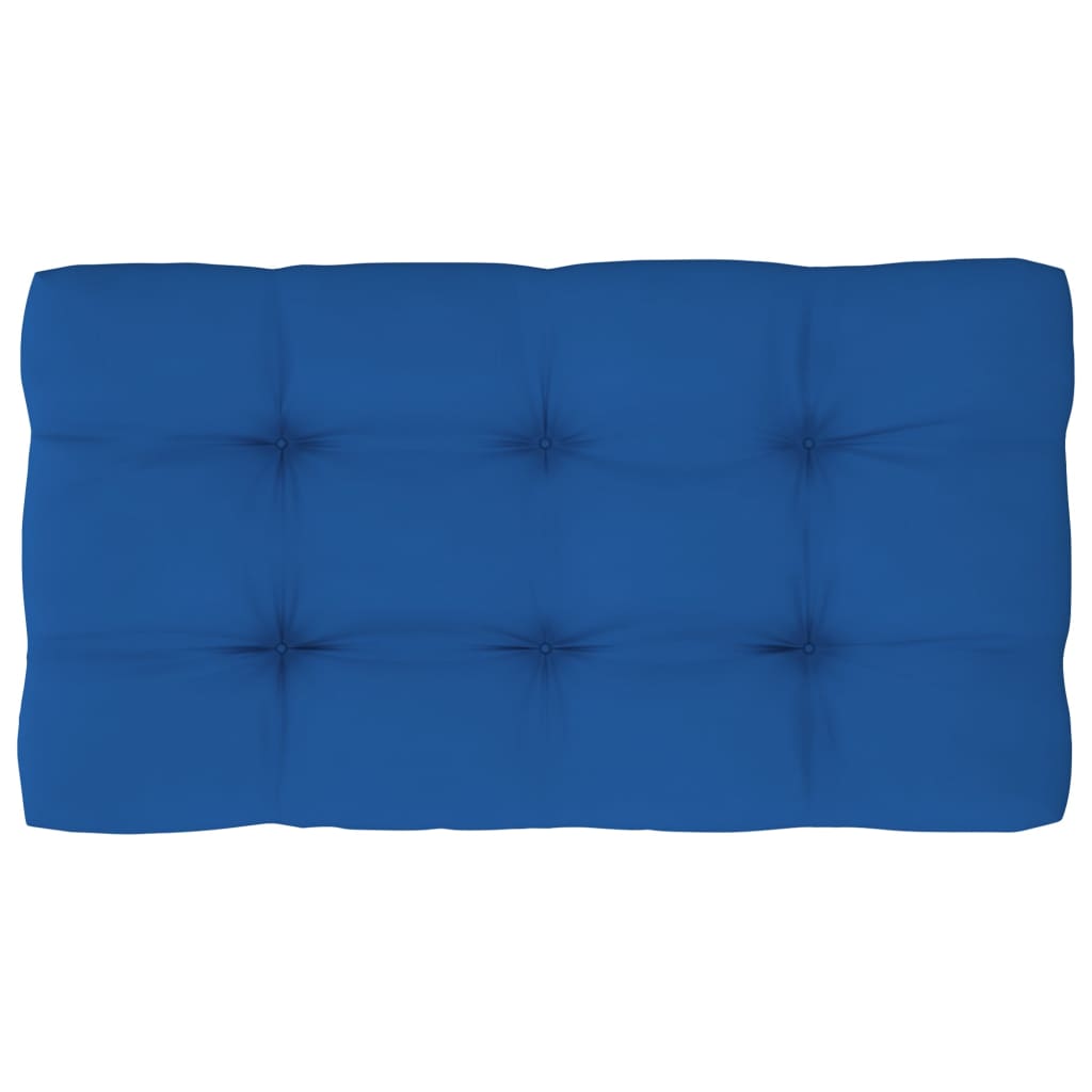 vidaXL Καναπές Κήπου Μεσαίος από Παλέτες Γκρι Ξύλο Πεύκου