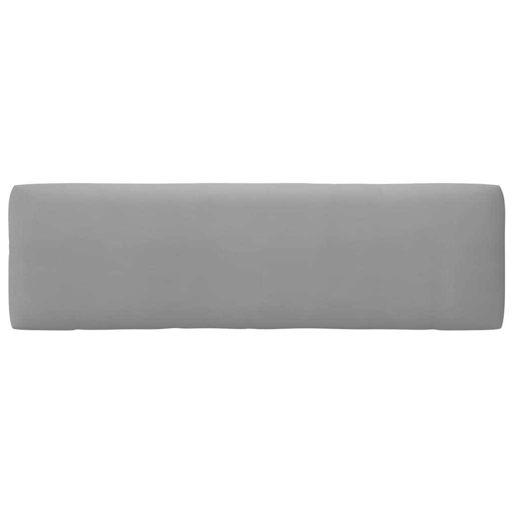 vidaXL Καναπές Κήπου Μεσαίος από Παλέτες Λευκό Ξύλο Πεύκου