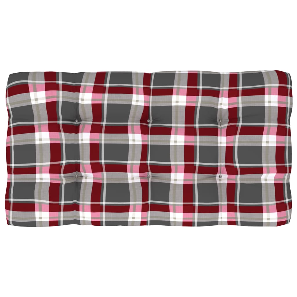 vidaXL Καναπές Κήπου Μεσαίος από Παλέτες Λευκό Ξύλο Πεύκου