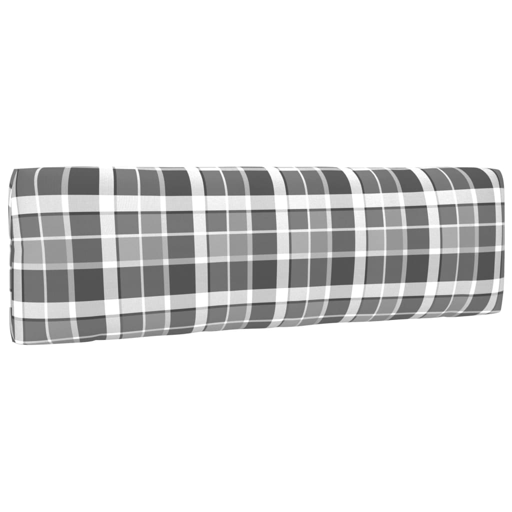 vidaXL Καναπές Κήπου Μεσαίος από Παλέτες Λευκό Ξύλο Πεύκου