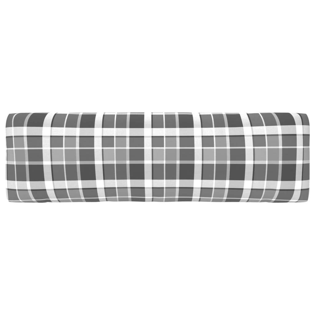 vidaXL Καναπές Κήπου Μεσαίος από Παλέτες Λευκό Ξύλο Πεύκου