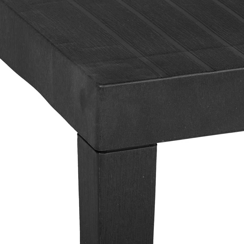 vidaXL Τραπέζι Κήπου Γκρι 79 x 65 x 72 εκ. Πλαστικό