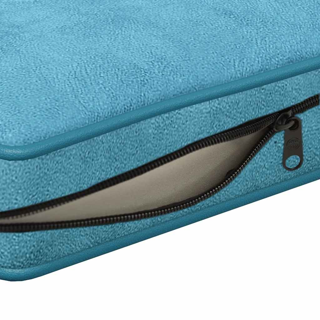 vidaXL Καναπές - Κρεβάτι Σκύλου Τιρκουάζ 72 x 45 x 30 εκ. Βελουτέ